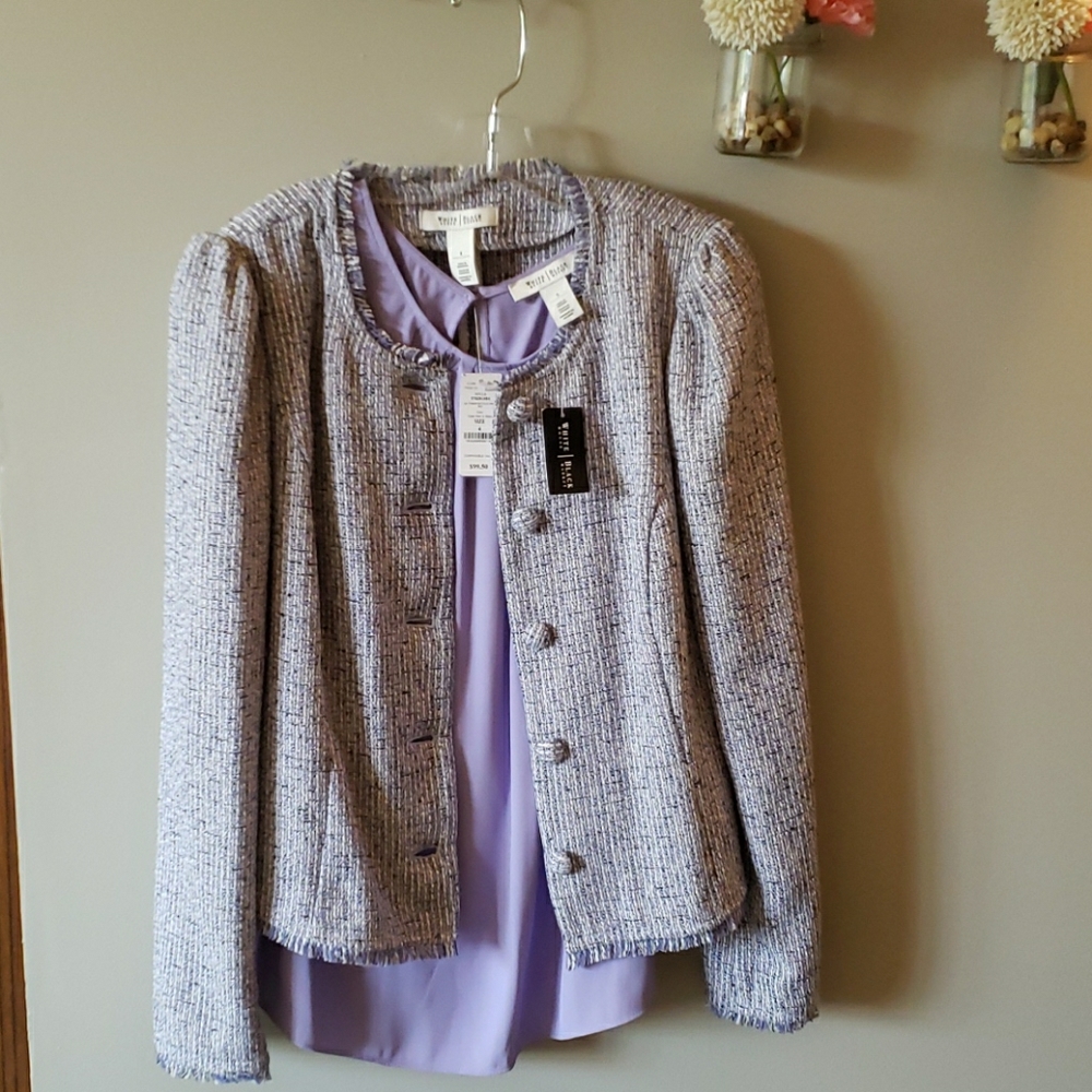 White House Black Market blazer set
